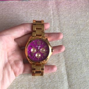 Rose Gold Fossil Watch